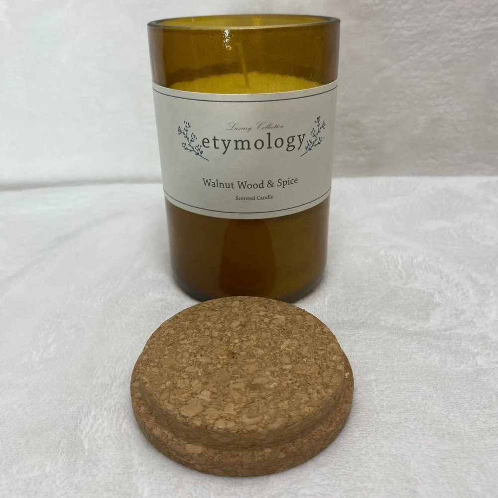 Etymology Scented Candle Walnut Wood Spice‎ Mosaic Bath & Spa New York